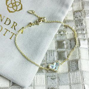 Kendra Scott Ari Dichroic Heart Bracelet Gold